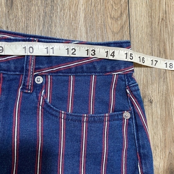 AMERICAN Eagle Outfitters Super Stretch Stripe Skirt Women’s 8 - Picture 5 of 8